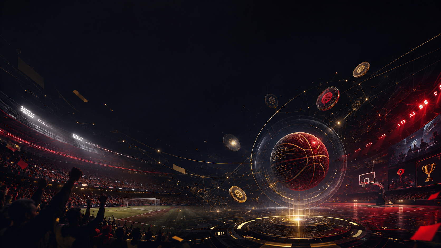 Sports hologram arena visual for DSAB